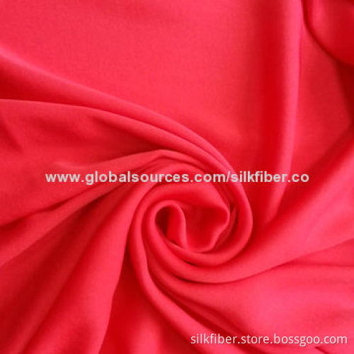 Chiffon satin weave plain dyed, ITY, 20D+26D * 20D+26D, 85gsm